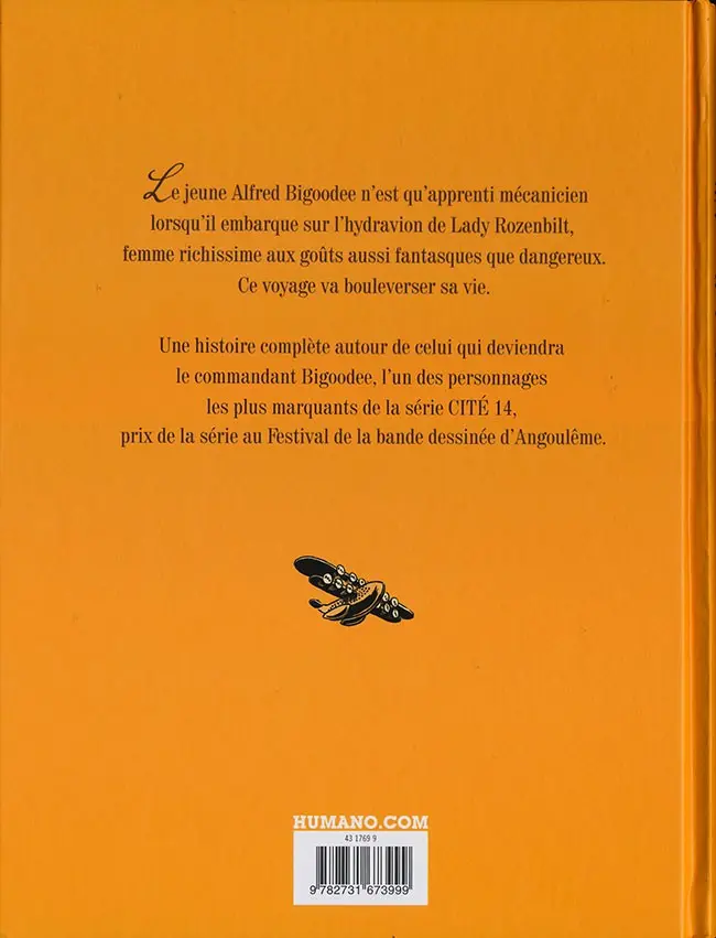 Verso de l'album L'Extravagante Croisière de Lady Rozenbilt