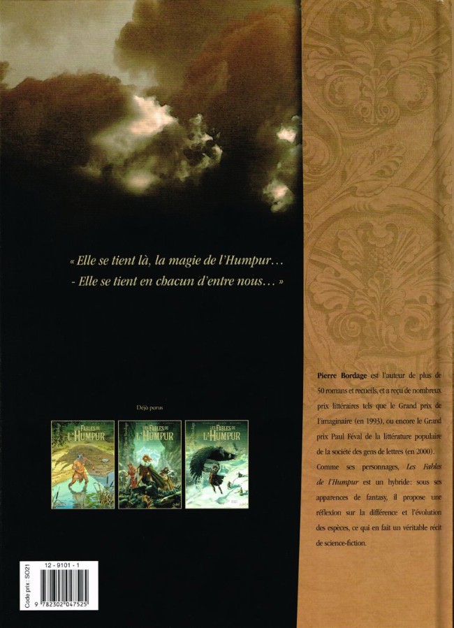 Verso de l'album Les Fables de l'Humpur Tome 3 Le Royaume d'Ophü