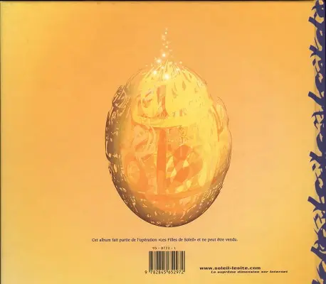 Verso de l'album Les Filles de Soleil N° 6