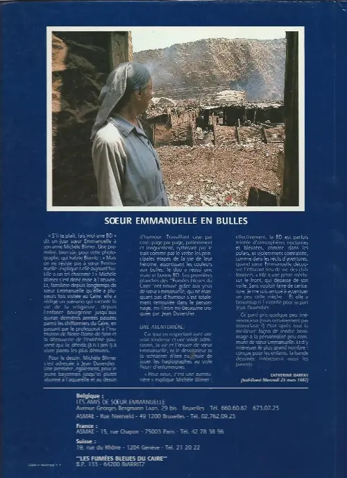 Verso de l'album Les Fumées Bleues du Caire