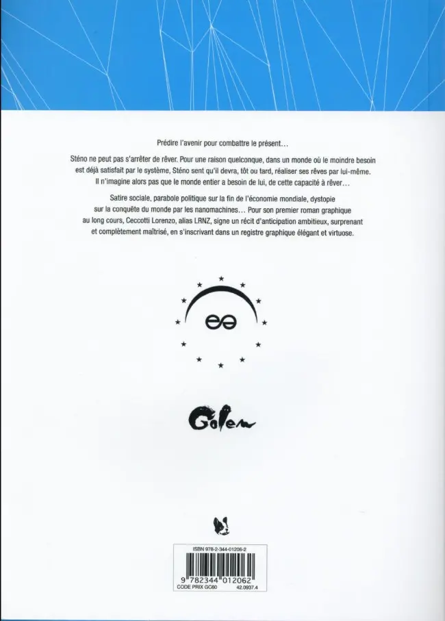 Verso de l'album Golem
