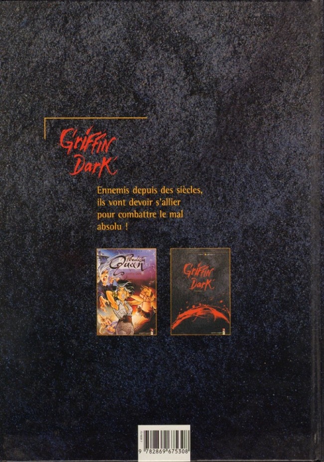 Verso de l'album Griffin Dark L'alliance