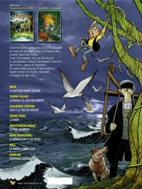 Verso de l'album Histoires et Légendes Normandes Tome 3 La marée des âmes