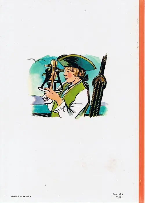 Verso de l'album L'Île au trésor
