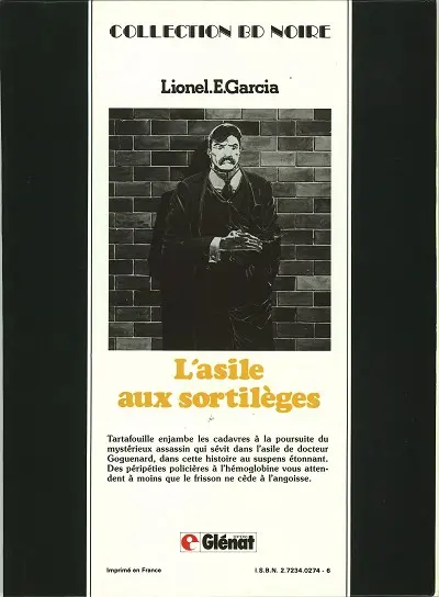 Verso de l'album Julien Tartafouille Tome 4 L'asile aux sortilèges