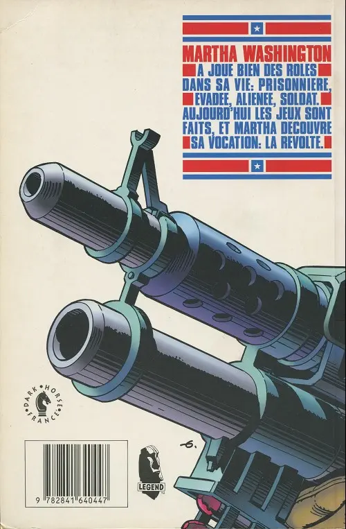 Verso de l'album Martha Washington goes to war