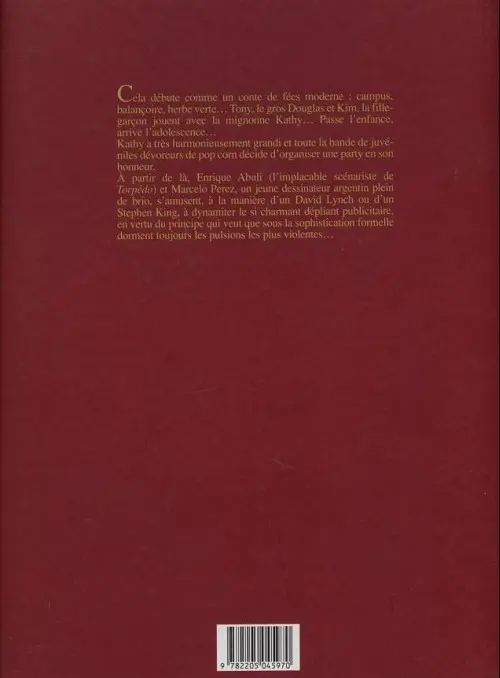 Verso de l'album L'Albinos