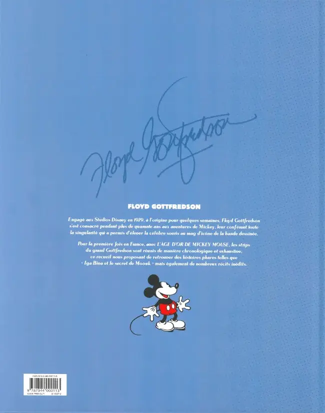 Verso de l'album L'âge d'or de Mickey Mouse Tome 9 Iga Biva et le secret de Moouk et autres histoires (1950-1952)