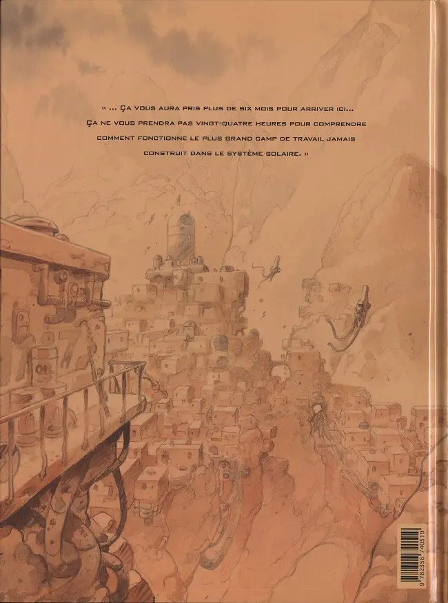 Verso de l'album On Mars_ 01 Un monde nouveau