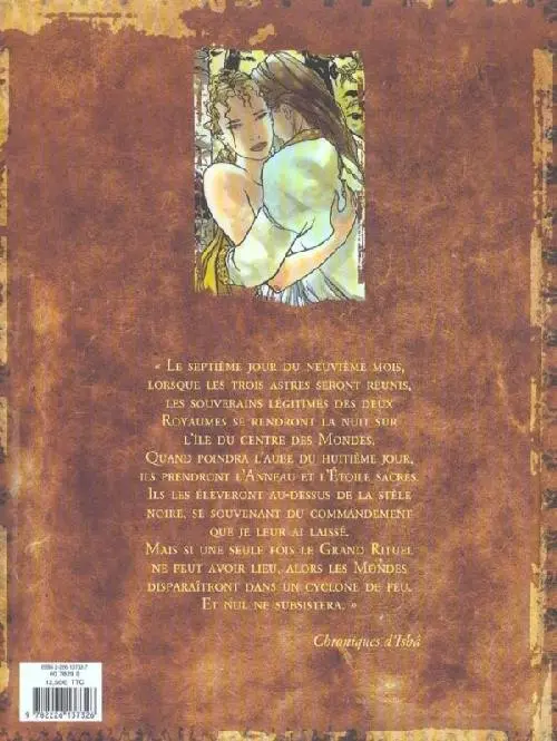 Verso de l'album La Prophétie des deux mondes Tome 1 L'étoile d'Ishâ