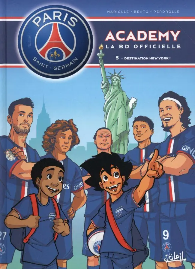 Couverture de l'album PSG academy Tome 5 Destination New York !