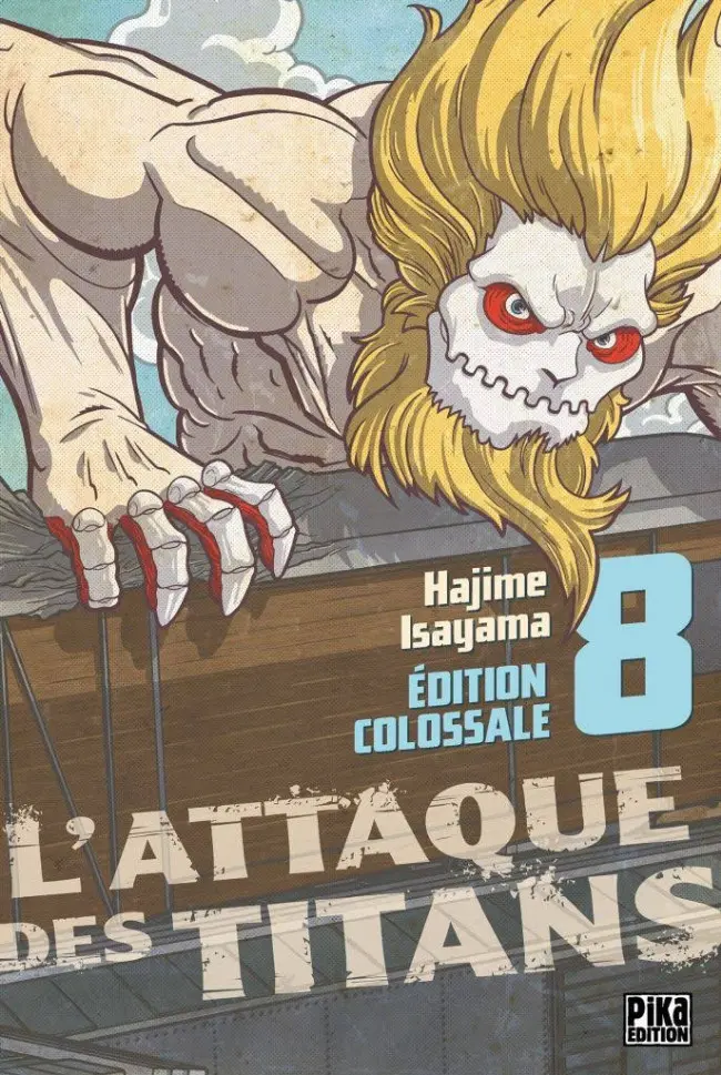 Couverture de l'album L'Attaque des Titans Édition Colossale 8