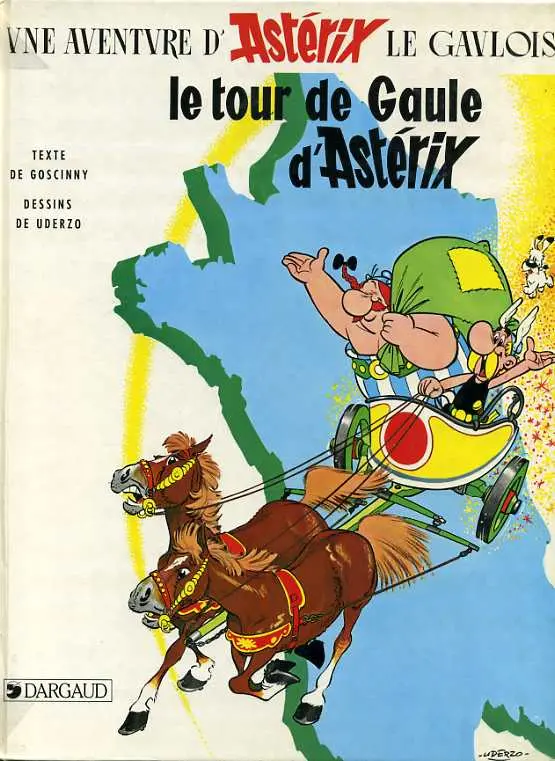 Couverture de l'album Astérix Tome 5 Le tour de Gaule d'Astérix
