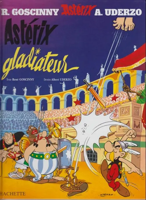 Couverture de l'album Astérix Tome 4 Astérix gladiateur