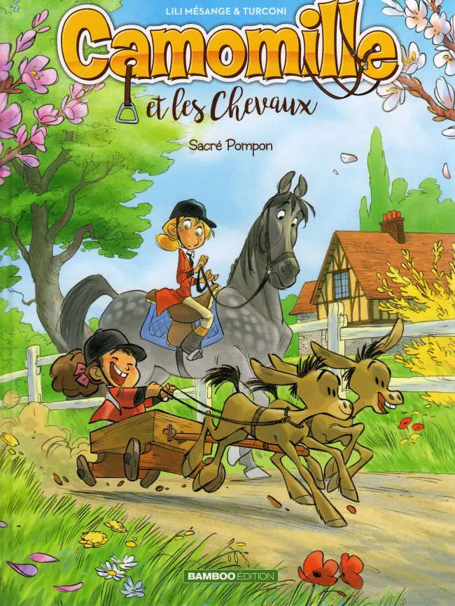 Couverture de l'album Camomille et les chevaux Tome 2 Sacré Pompon