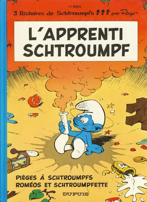 Couverture de l'album Les Schtroumpfs Tome 7 L'apprenti Schtroumpf