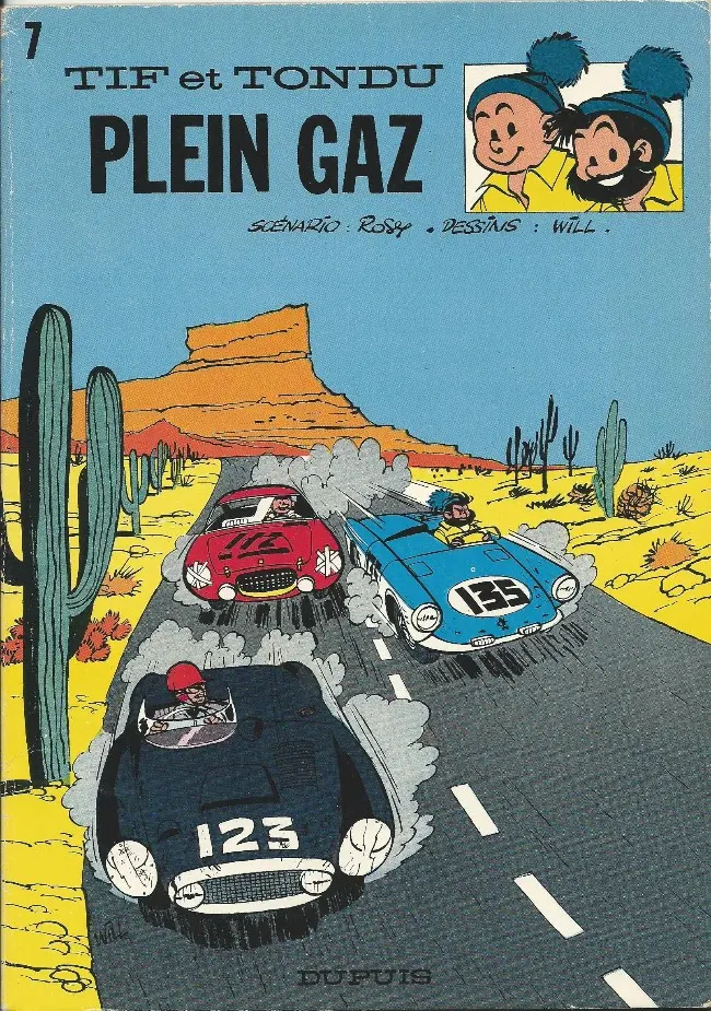 Couverture de l'album Tif et Tondu Tome 7 Plein gaz