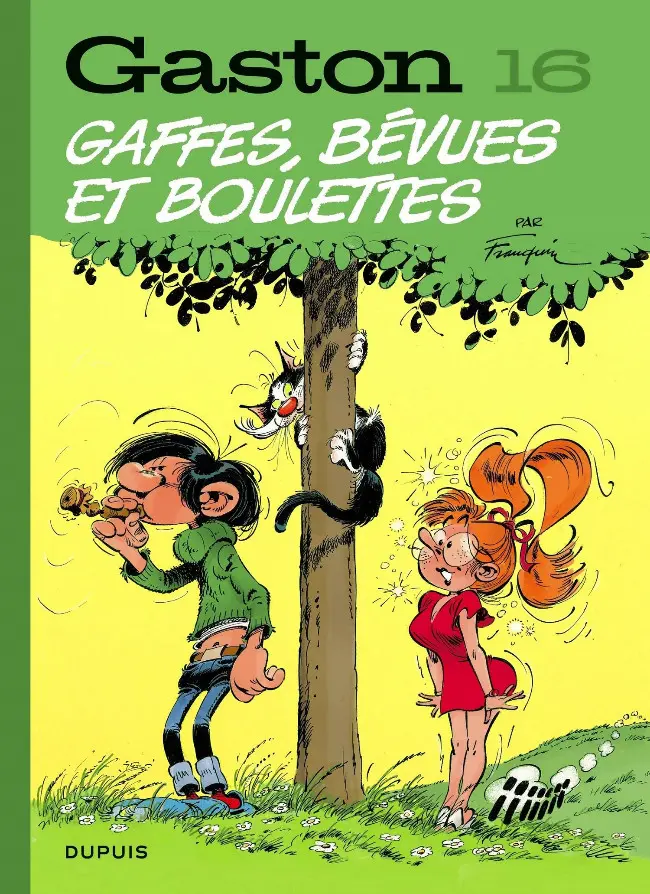 Couverture de l'album Gaston Tome 16 Gaffes, bévues et boulettes