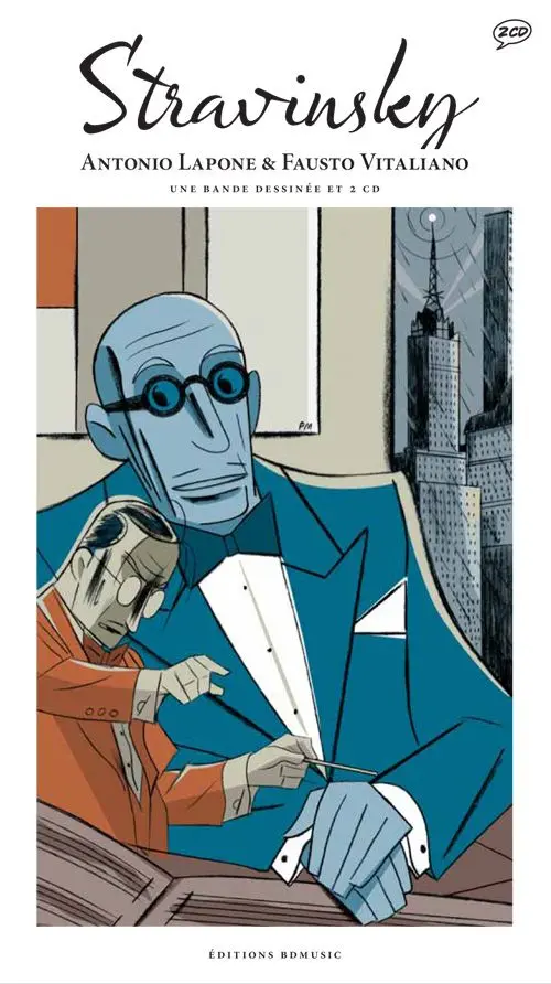 Couverture de l'album BD Classique Tome 6 Stravinsky