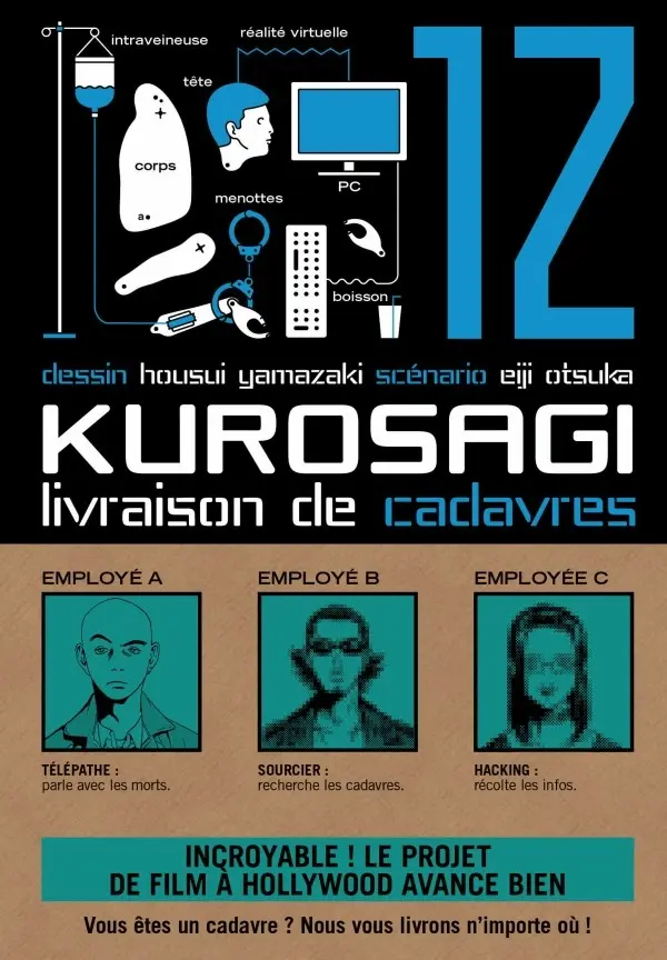 Couverture de l'album Kurosagi, livraison de cadavres 12