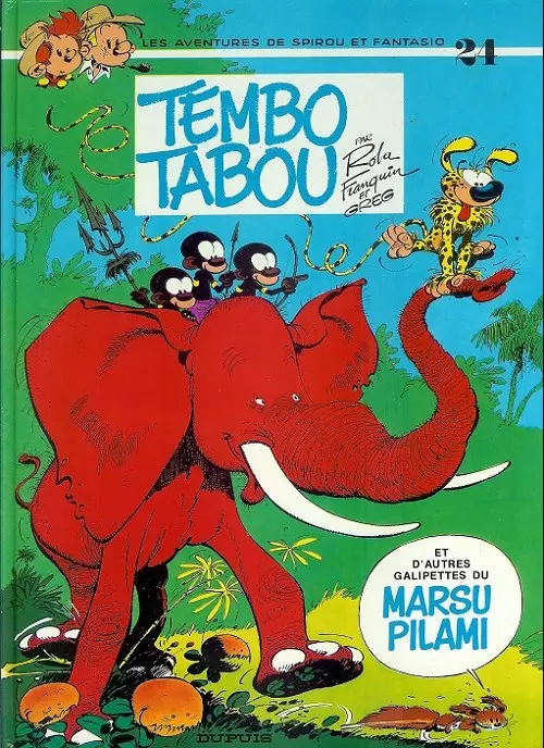 Couverture de l'album Spirou et Fantasio Tome 24 Tembo tabou