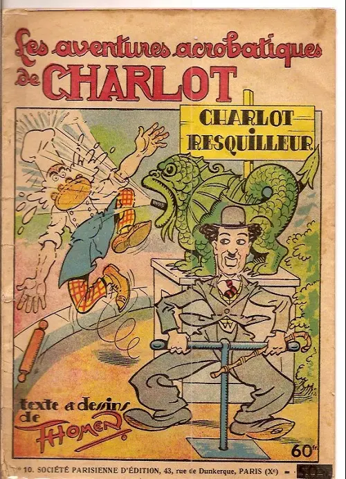 Couverture de l'album Charlot 1ère Série - SPE Tome 10 Charlot resquilleur