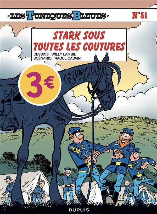 Couverture de l'album Les Tuniques Bleues Tome 51 Stark sous toutes les coutures