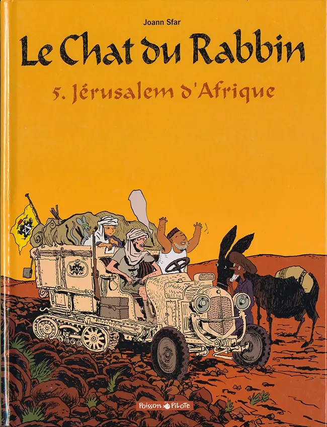 Couverture de l'album Le Chat du Rabbin Tome 5 Jérusalem d'Afrique