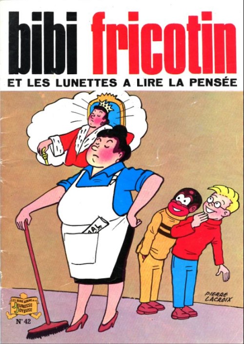 Couverture de l'album Bibi Fricotin 2e Série - Societé Parisienne d'Edition Tome 42 Bibi fricotin et les lunettes à lire la pensée