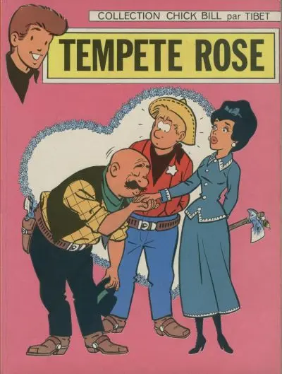 Couverture de l'album Chick Bill Tome 1 Tempête rose