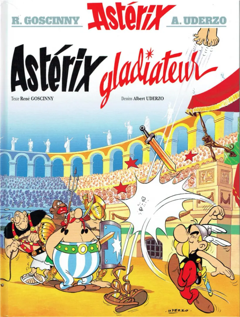 Couverture de l'album Astérix Tome 4 Astérix gladiateur