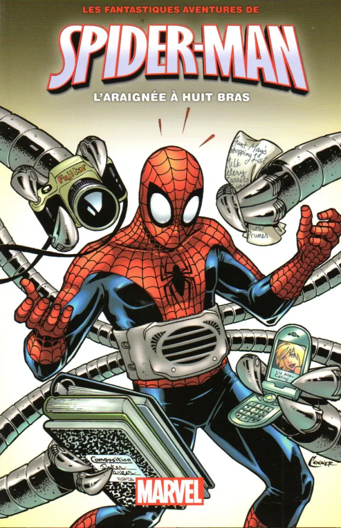 Couverture de l'album Les fantastiques aventures de Spider-Man 4 L'araignée à huit bras