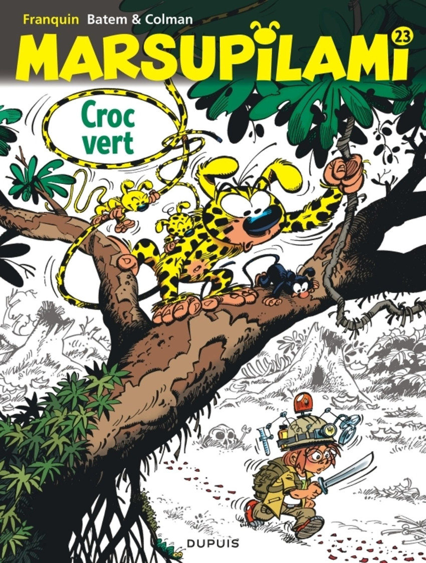 Couverture de l'album Marsupilami Tome 23 Croc vert