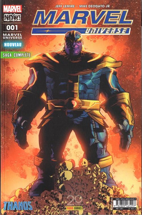 Couverture de l'album Marvel Universe Tome 1 Le Retour de Thanos