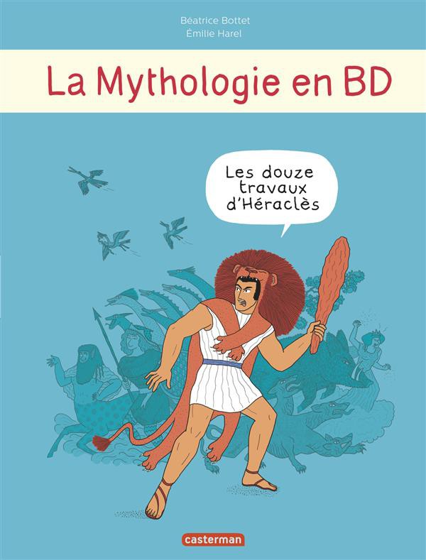 Couverture de l'album La Mythologie en BD Tome 5 Les 12 travaux d'Héraclès