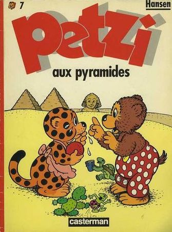 Couverture de l'album Petzi Tome 7 Petzi aux pyramides