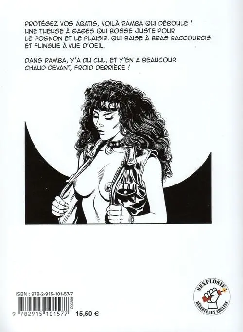 Verso de l'album Ramba La mercenaire
