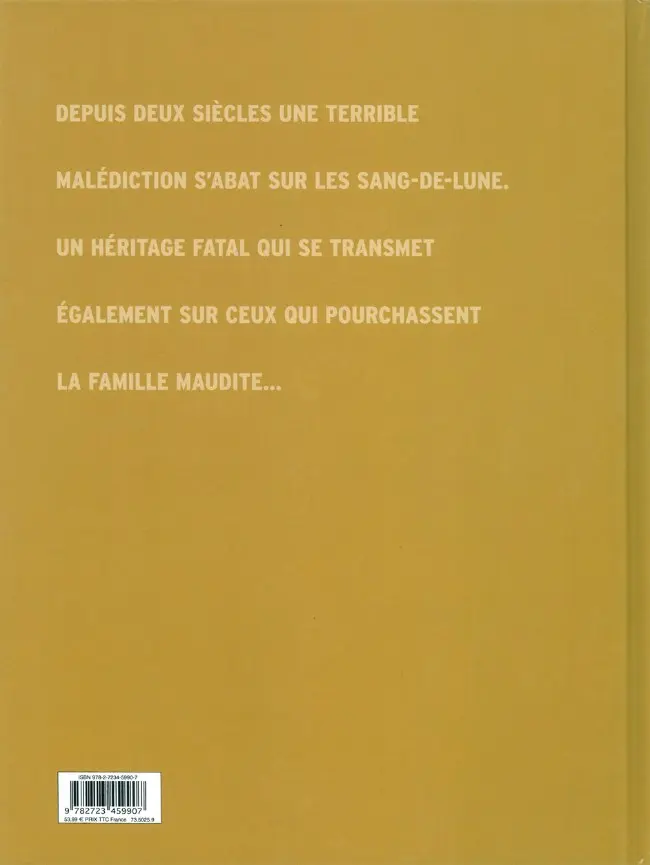Verso de l'album Sang-de-Lune Sang de Lune