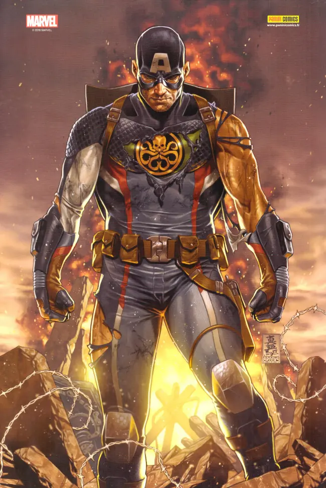 Verso de l'album Secret Empire