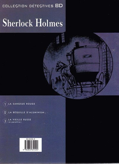 Verso de l'album Sherlock Holmes Soleil Tome 2 La béquille d'aluminium
