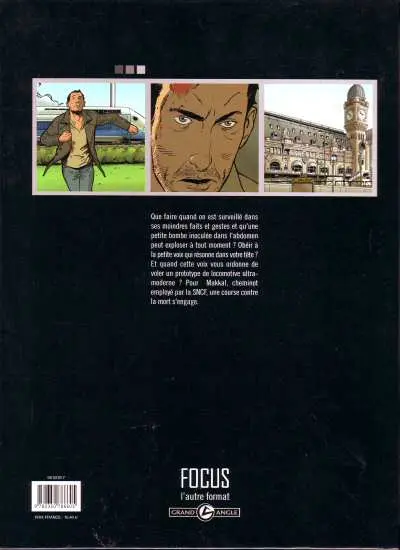 Verso de l'album Traffic Tome 1 Contre la montre