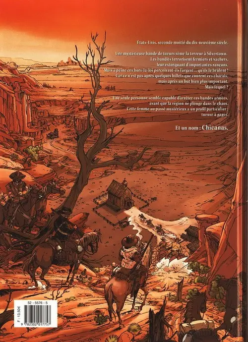 Verso de l'album Western Valley Tome 1 Chicanas