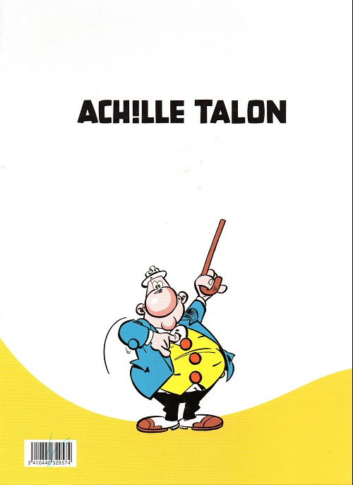 Verso de l'album Achille Talon Tome 10 Le roi de la science-diction