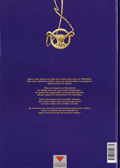 Verso de l'album Aquablue Tome 6 Étoile blanche - Première partie