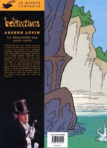 Verso de l'album Arsène Lupin Tome 4 La demoiselle aux yeux verts