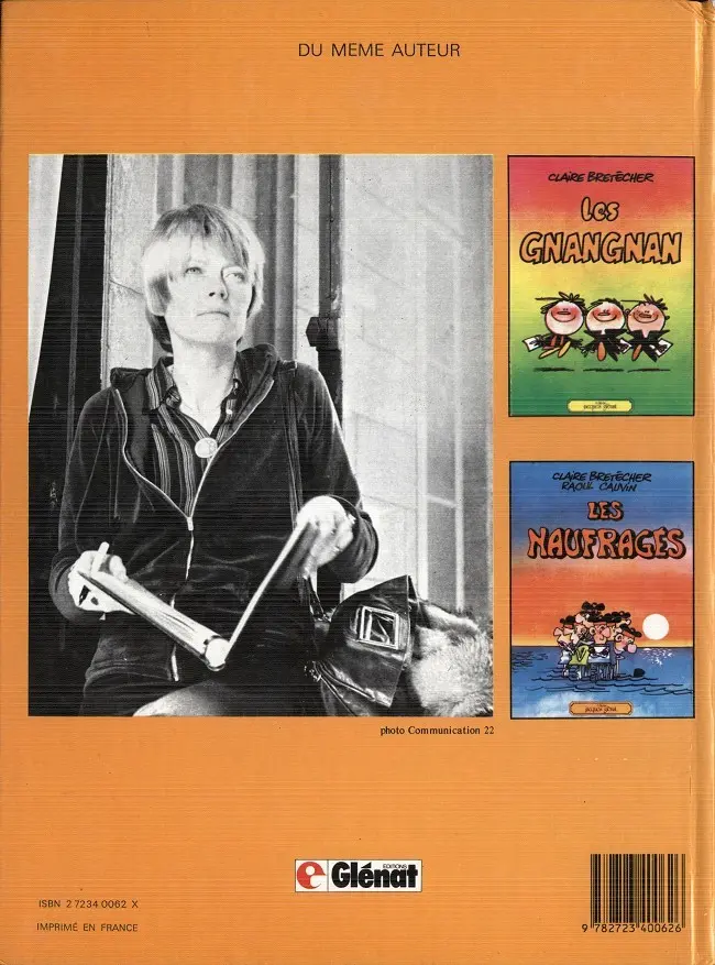 Verso de l'album Baratine et Molgaga