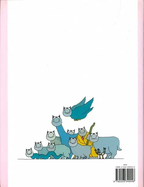 Verso de l'album Le Chat Tome 3 La Vengeance du Chat