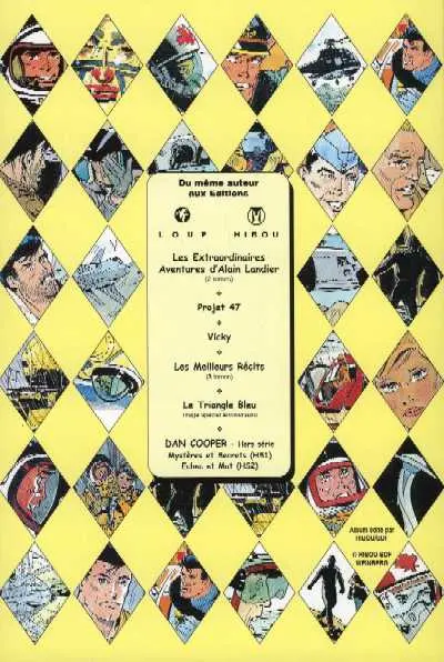 Verso de l'album Les aventures de Dan Cooper Missions 1 Les paras