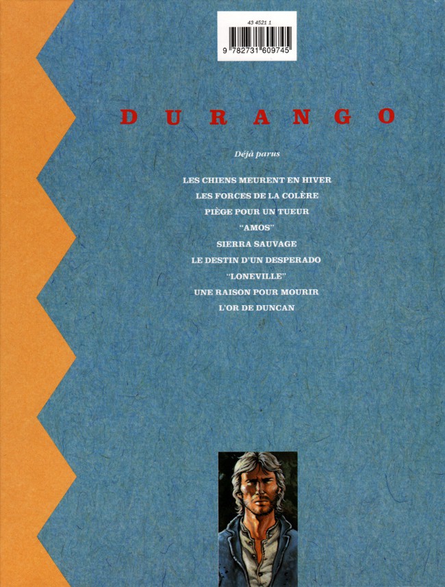 Verso de l'album Durango Tome 4 Amos