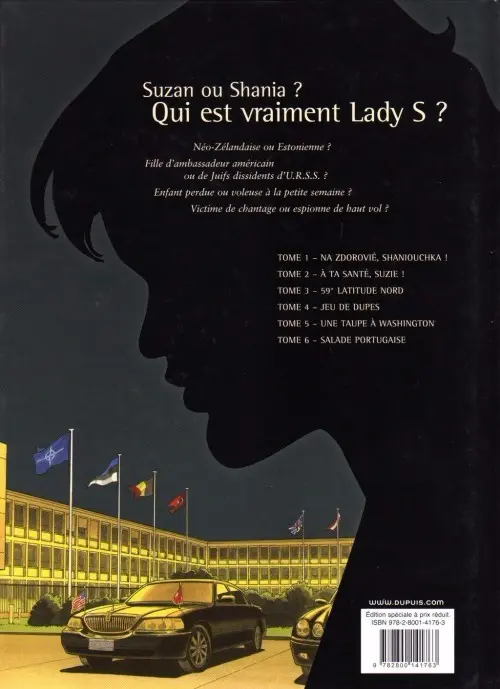 Verso de l'album Lady S. Tome 1 Na zdorovié, Shaniouchka !